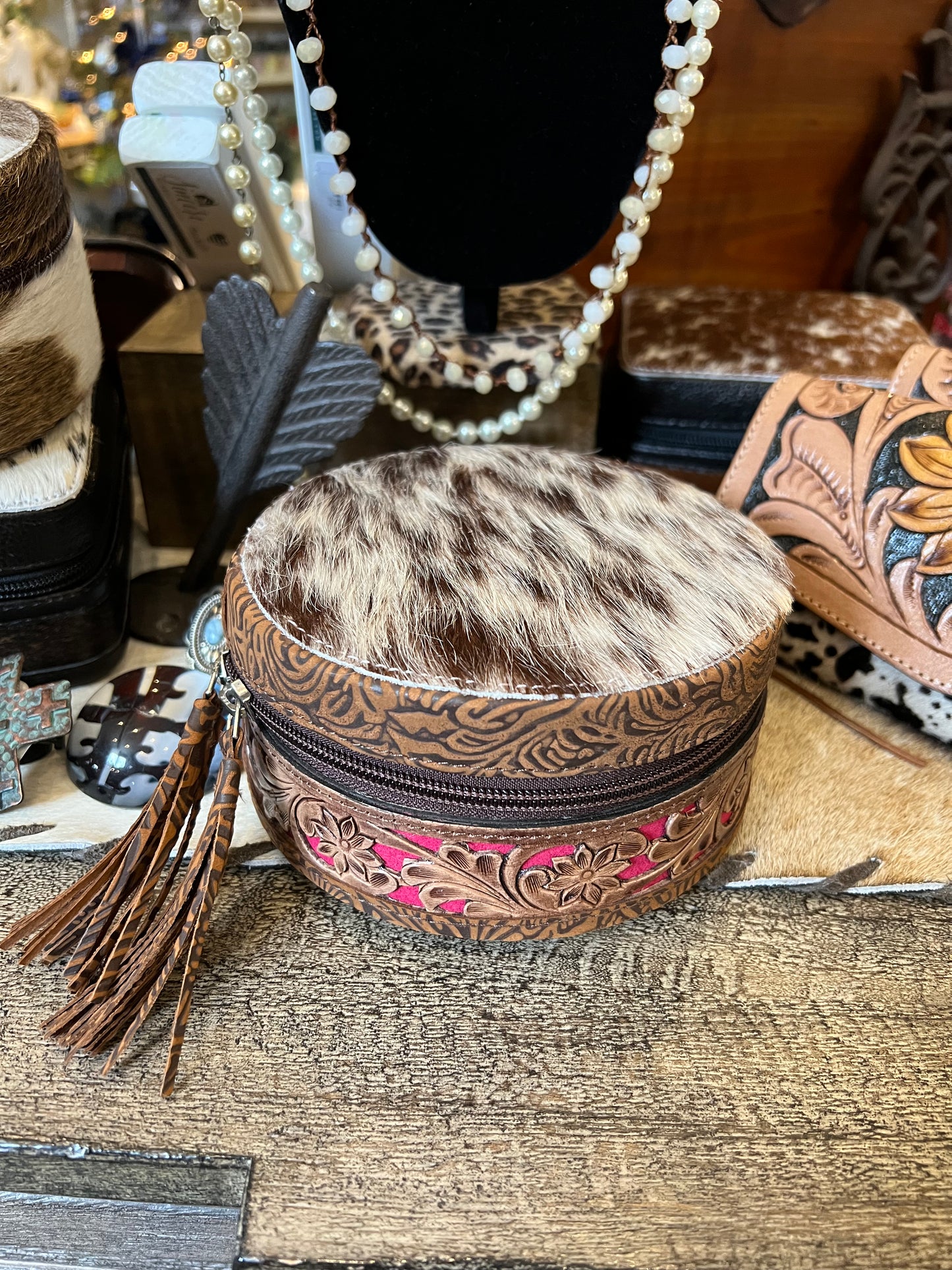 Small Leather Jewelry Box