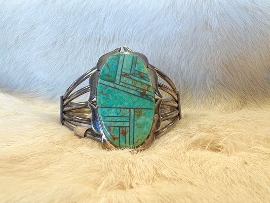 Inlay Turquoise Bracelet