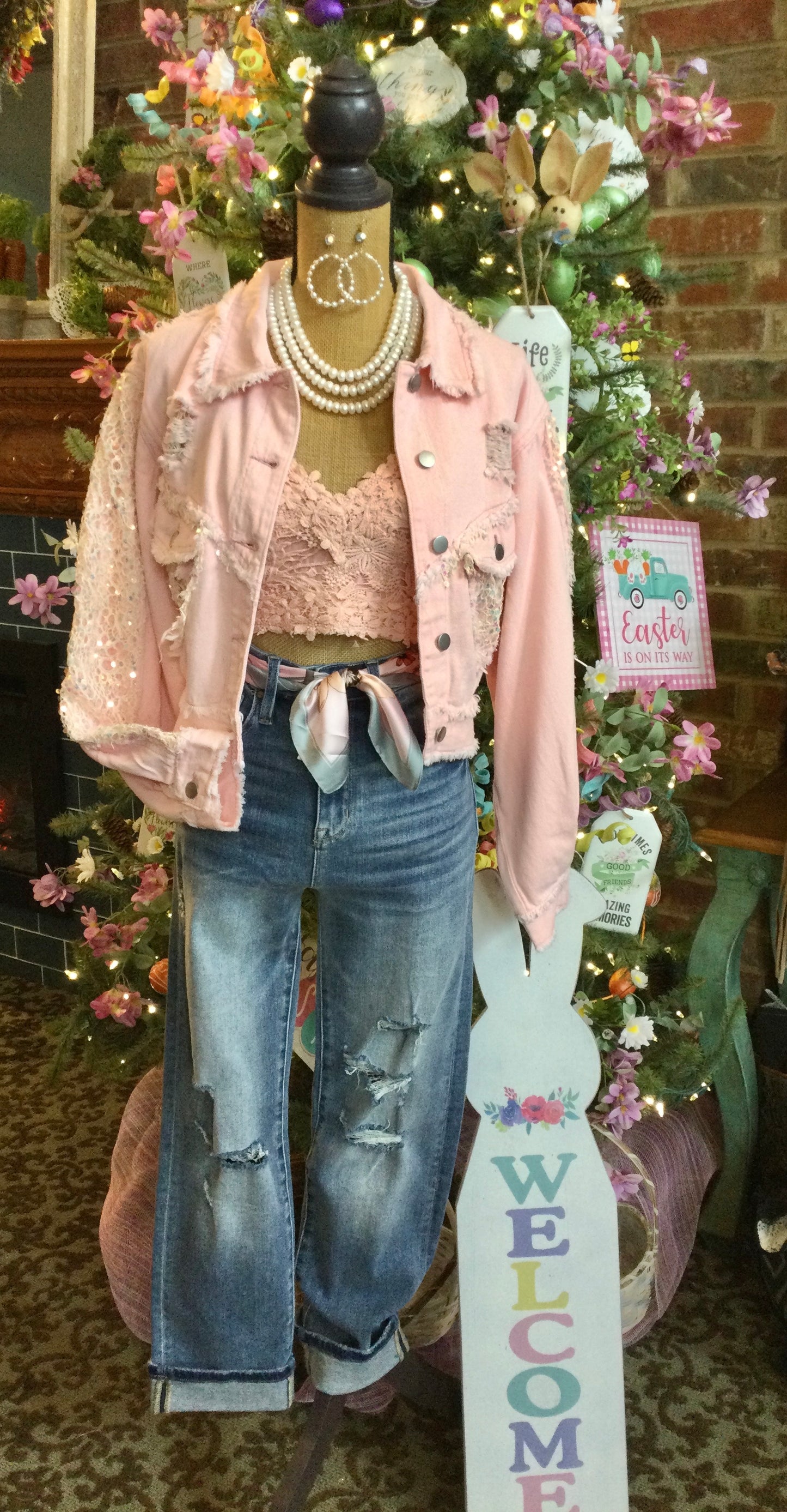 Pink Sequin Jacket