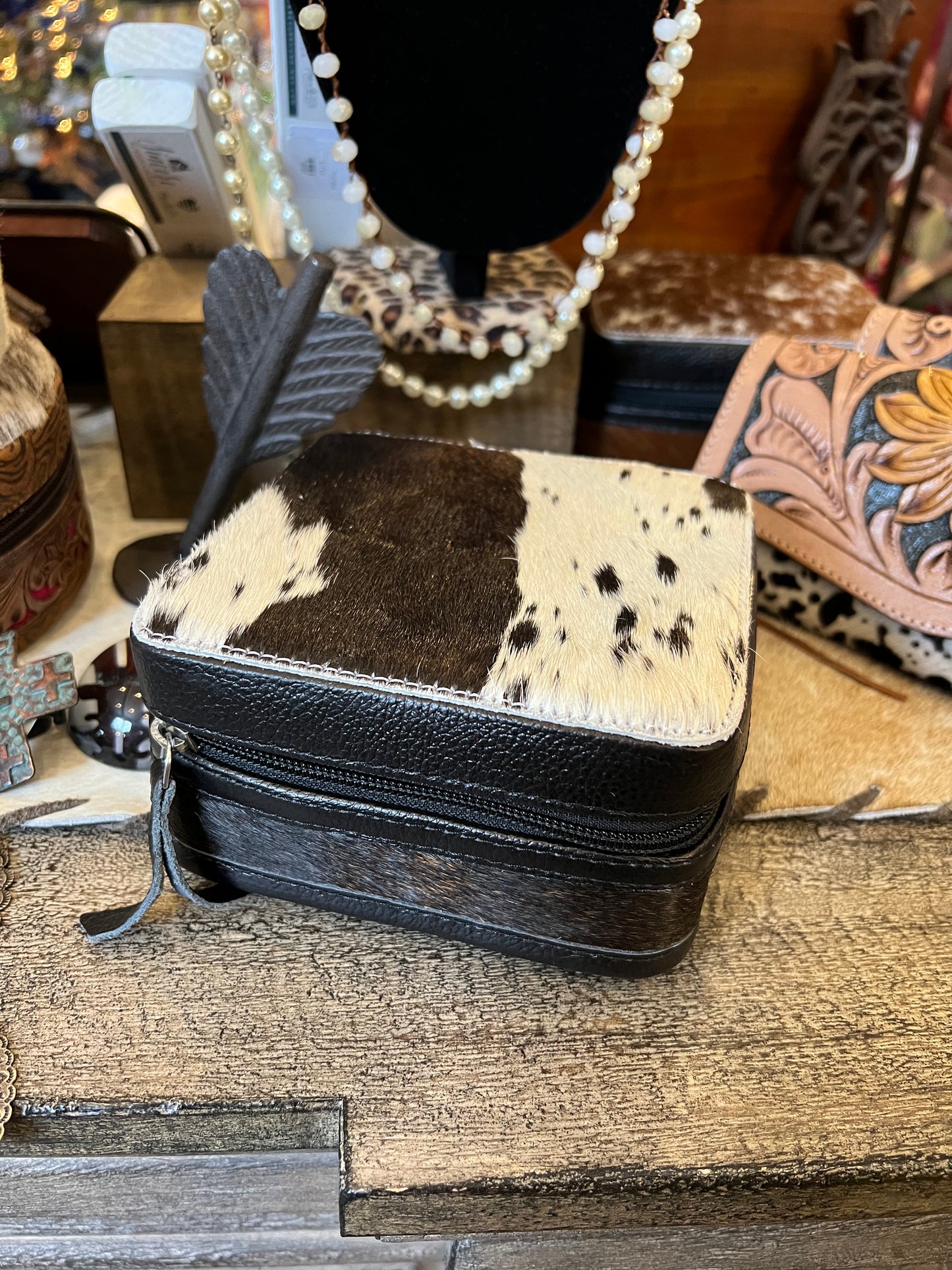 Small Leather Jewelry Box